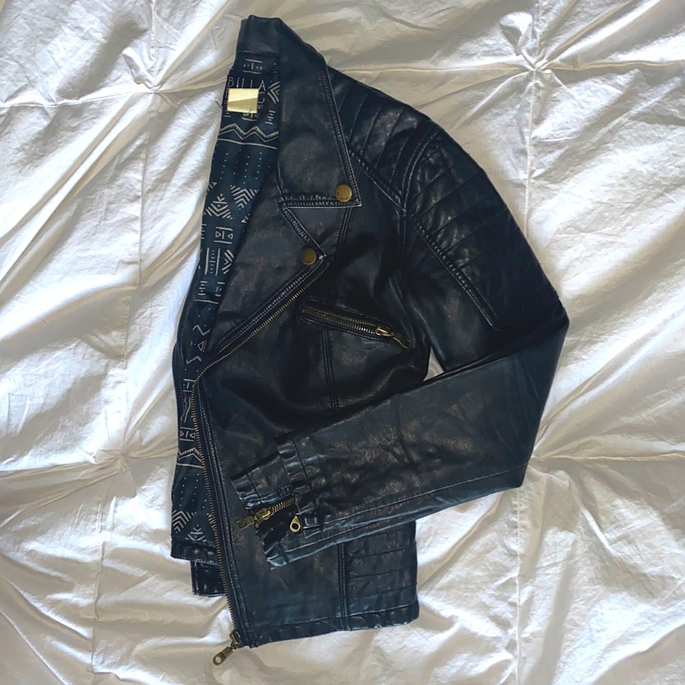 Billabong Leather Jacket S